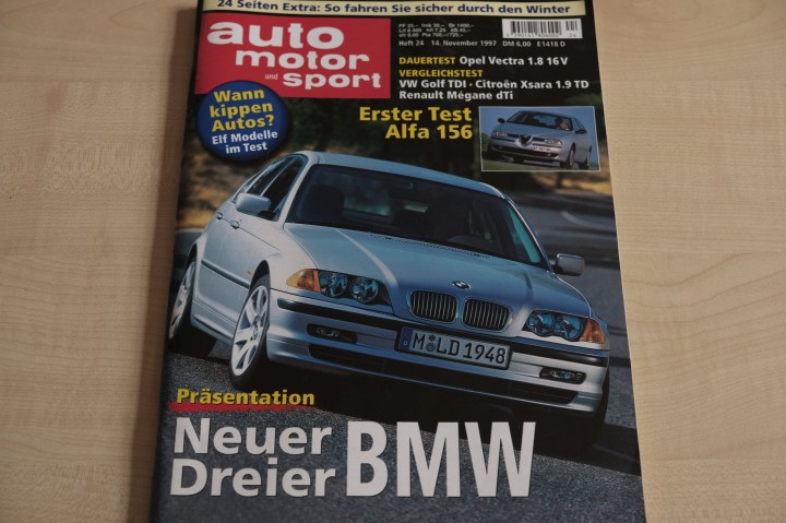 Deckblatt Auto Motor und Sport (24/1997)
